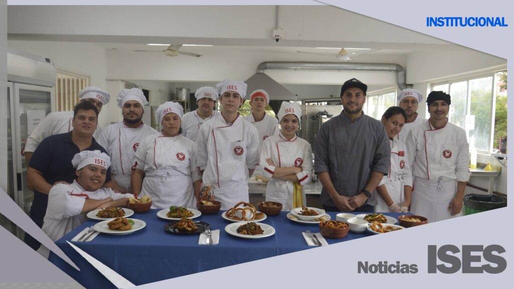 Sabores en ascenso: Estudiantes del ISES Brillan en la Tecnicatura Superior en Gastronomía.