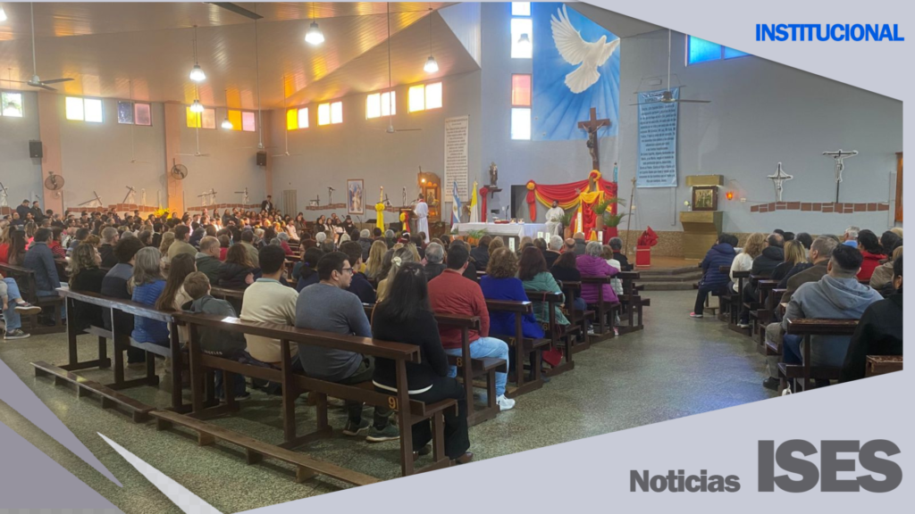 El ISES celebró Pentecostés junto a la comunidad parroquial en una nueva peregrinación de fe y unidad